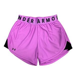 Under Armour Shorts Womens XS Extra Small Purple UA Play Up HeatGear Athletic